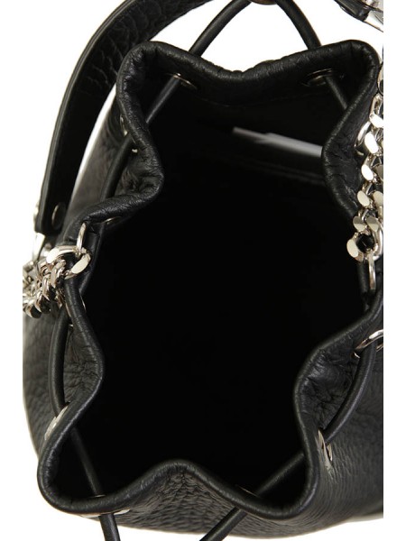 Borsa Orciani in Pelle Soft Nero