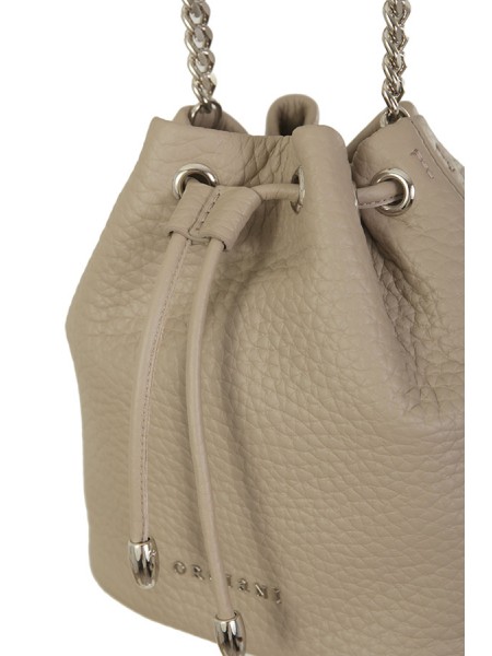 Borsa Orciani in Pelle Soft Conchiglia
