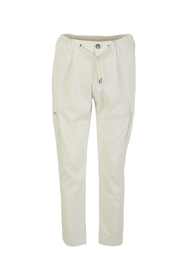 Herno Resort trousers in natural cotton feel