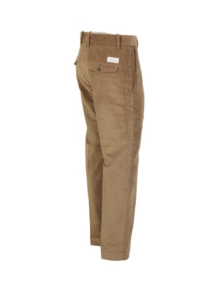 Camel NINE IN THE MORNING ribbed trousers