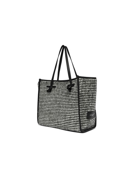 Borsa Marcella di Gianni Chiarini in Tessuto Pullover Nero