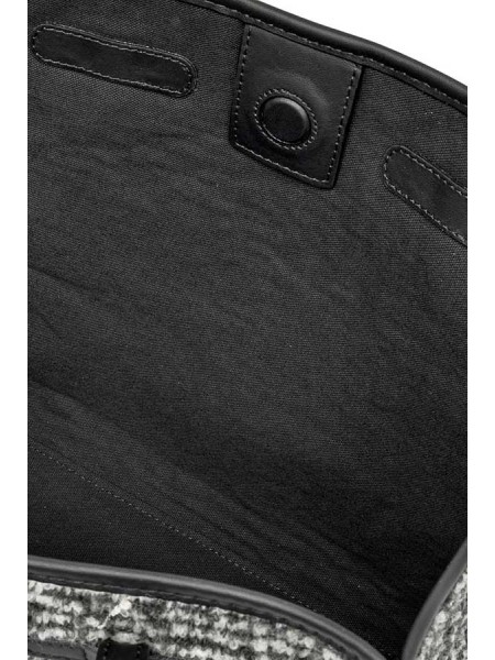 Borsa Marcella di Gianni Chiarini in Tessuto Pullover Nero