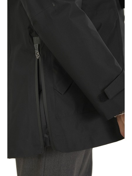 Piumino Herno Laminar in Gore-Tex Infinium Windstopper Nero