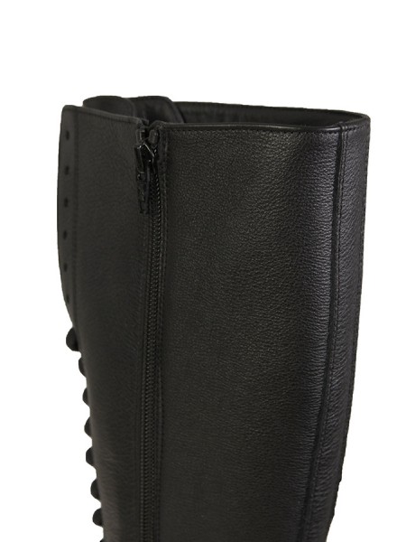 Stivale Copenaghen Stringato Nero