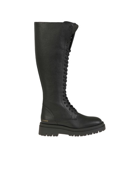 Stivale Copenaghen Stringato Nero