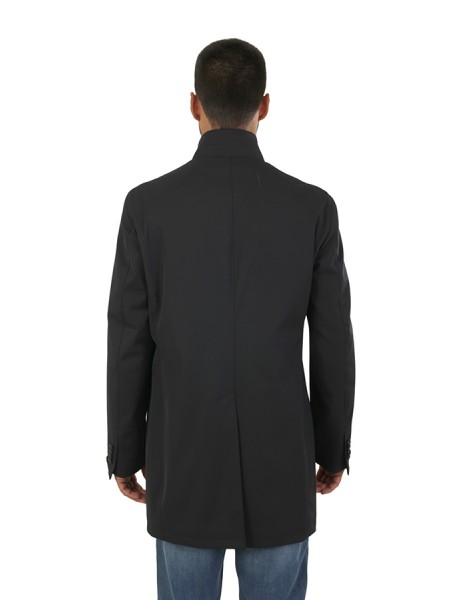 Cappotto Tagliatore Gordon in Twill Blu