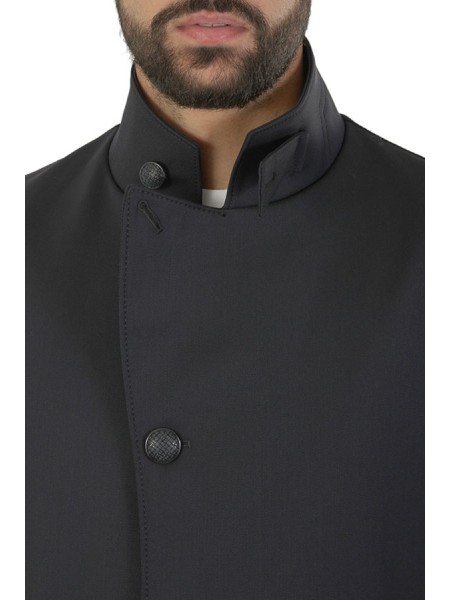 Cappotto Tagliatore Gordon in Twill Blu