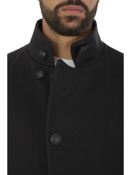 Cappotto Tagliatore Gordon in Twill Blu