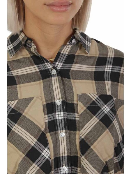 Camicia Barbour Larisa Check Beige/Blu