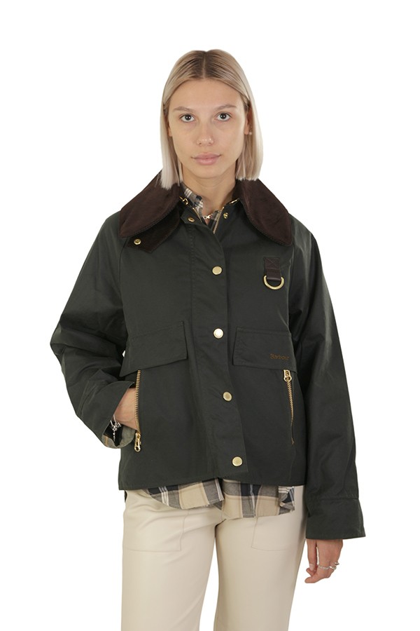 Wax Jacket Barbour Donna Con Cappuccio Giubbotto Barbour Catton