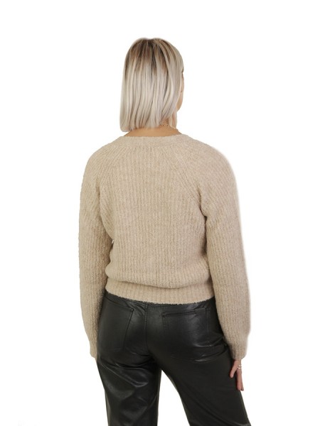 Cardigan Roberto Collina Comfy Bouclé Beige