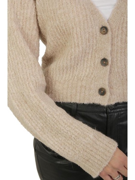 Cardigan Roberto Collina Comfy Bouclé Beige