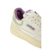 Sneakers Autry Clc Low In Pelle Bianco e Green