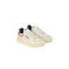Sneakers Autry Clc Low In Pelle Bianco/Verde/Fucsia