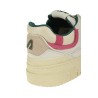 Sneakers Autry Clc Low In Pelle Bianco/Verde/Fucsia