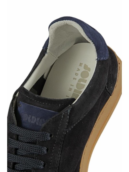 Sneakers Soldini Akira in Suede Navy