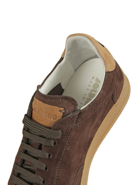 Sneakers Soldini Akira in Suede Brown