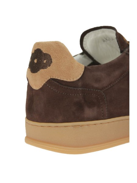 Sneakers Soldini Akira in Suede Brown