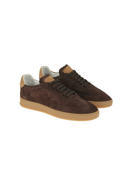 Sneakers Soldini Akira in Suede Brown